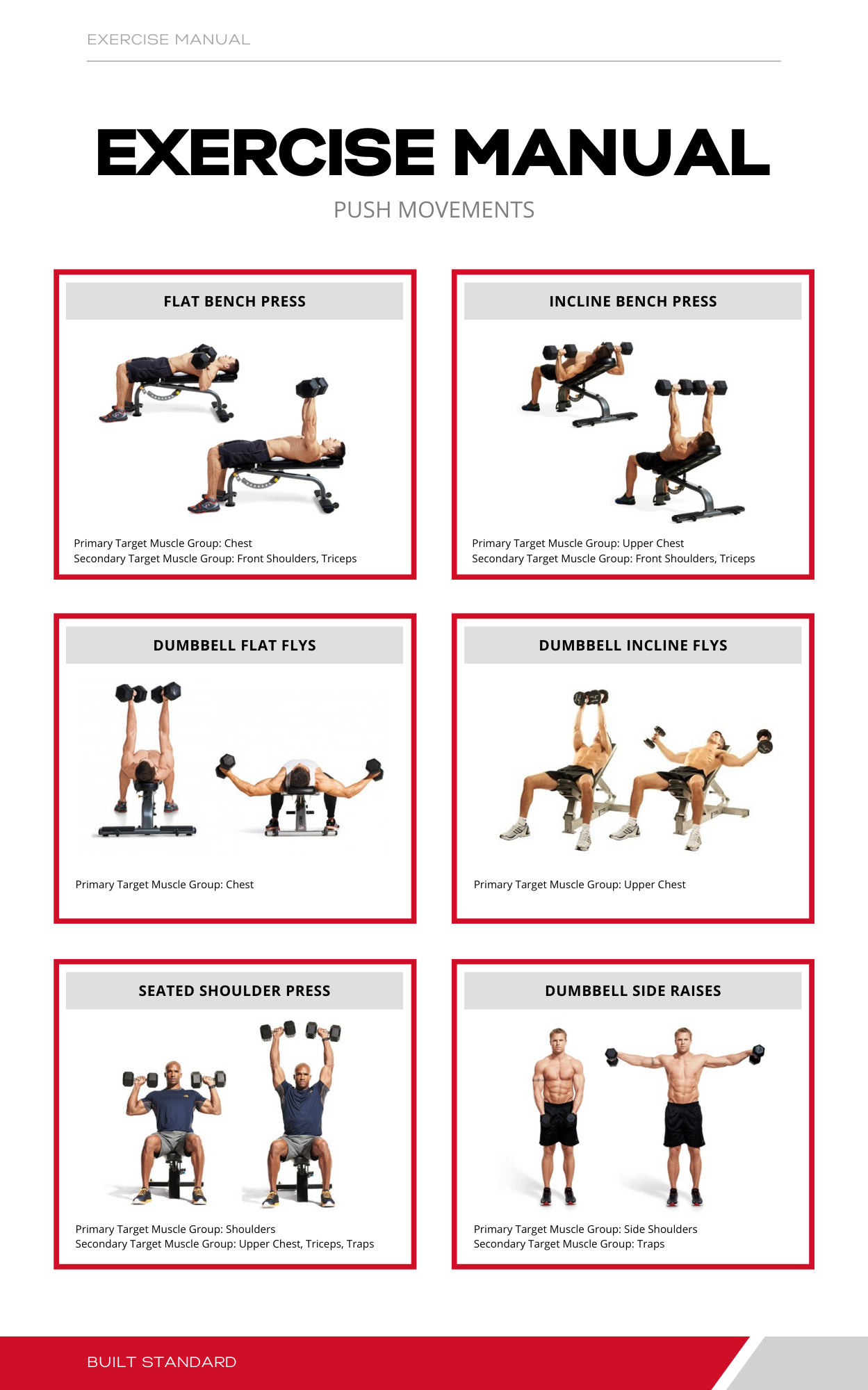 BUILT STANDARD - WORKOUT MANUAL
